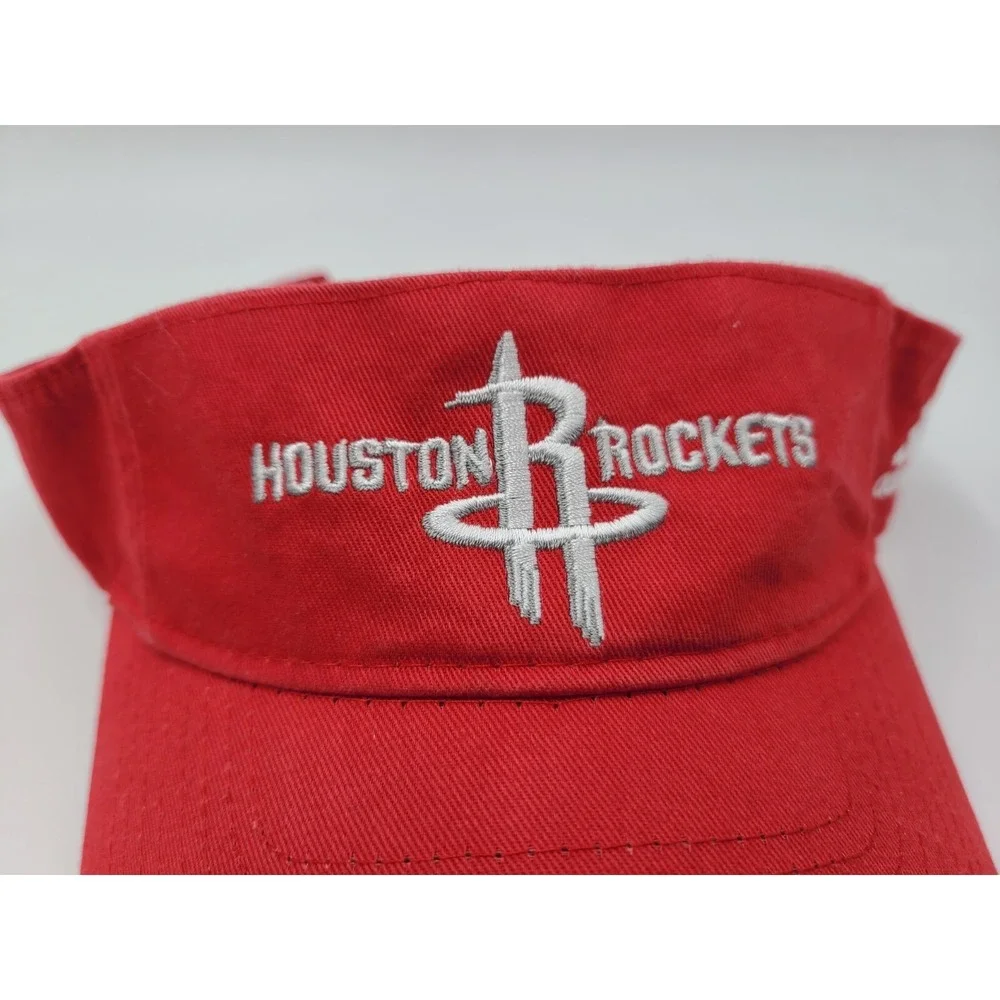 Houston Rockets Adidas Sun Golf Visor Adjustable Hat Cap‎ Men NBA Basketball Red